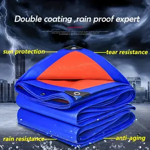 All-Season Waterproof Tarpaulin with High-density Thickened Material, Reinforced Corners, And Double-sided Waterproofing. Offers Excellent Sun Protection, Tear Resistance, And Durability. Perfect for Outdoor, Vehicle, And Cargo Cover Needs