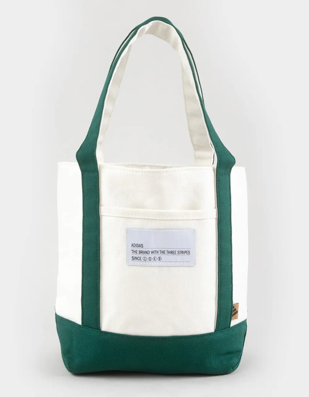 ADIDAS Mini Canvas Court 2 Tote Bag, Green Combo