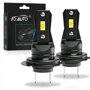 H7 LED Car Headlights 30000LM 300W 6000K White Plug and Play Pack of 2 for Enhanced Visibility and Safety