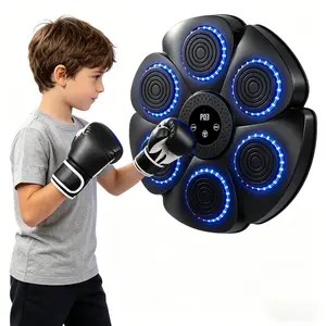 Smart Bluetooth Music Boxing Machine - Wall-Mount Punch Trainer with Punch Counter, Adjustable Speed for Home Gym, Fun Fitness for Adults