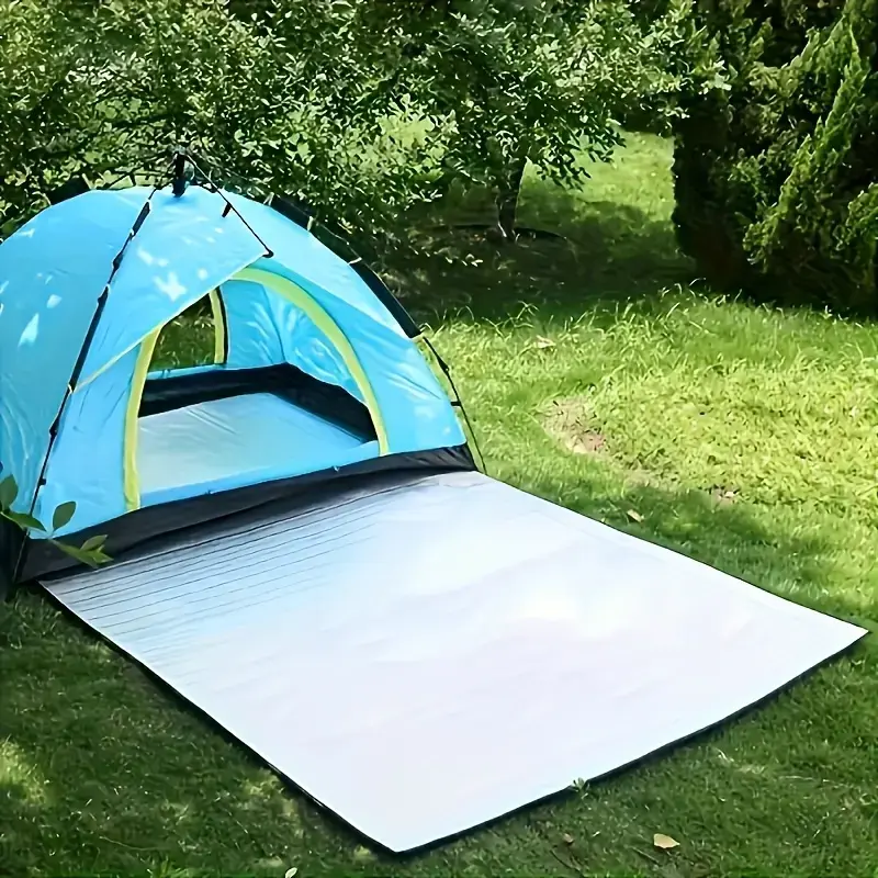1pc foldable Camping Mat| Tent Pad, Picnic Beach Blanket, Suitable For Outdoor Picnics, Tent Camping, Backpacking Trips, And Hiking Adventures