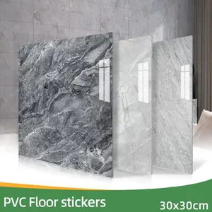 Imitation Marble Floor Sticker, 10/20/40pcs Self-adhesive Wall Sticker, Waterproof Bathroom Living Room Modern Decoration Decal, Ornaments, Tile Sticker, Marble Pattern Sticker