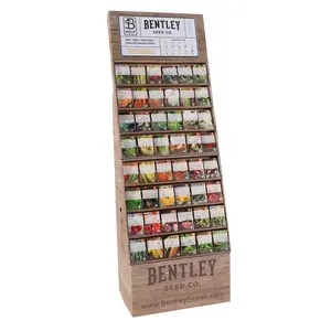 500 Piece Vegetable Seed Packet Retail POS Corrugated Display