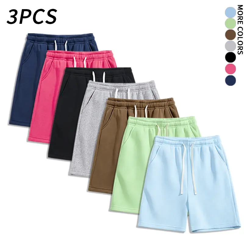 3Pack  Unisex Knit Casual Sports Sweatpants/Shorts/Capri Pants (Available in 1-pack and 3-pack options)summervibes