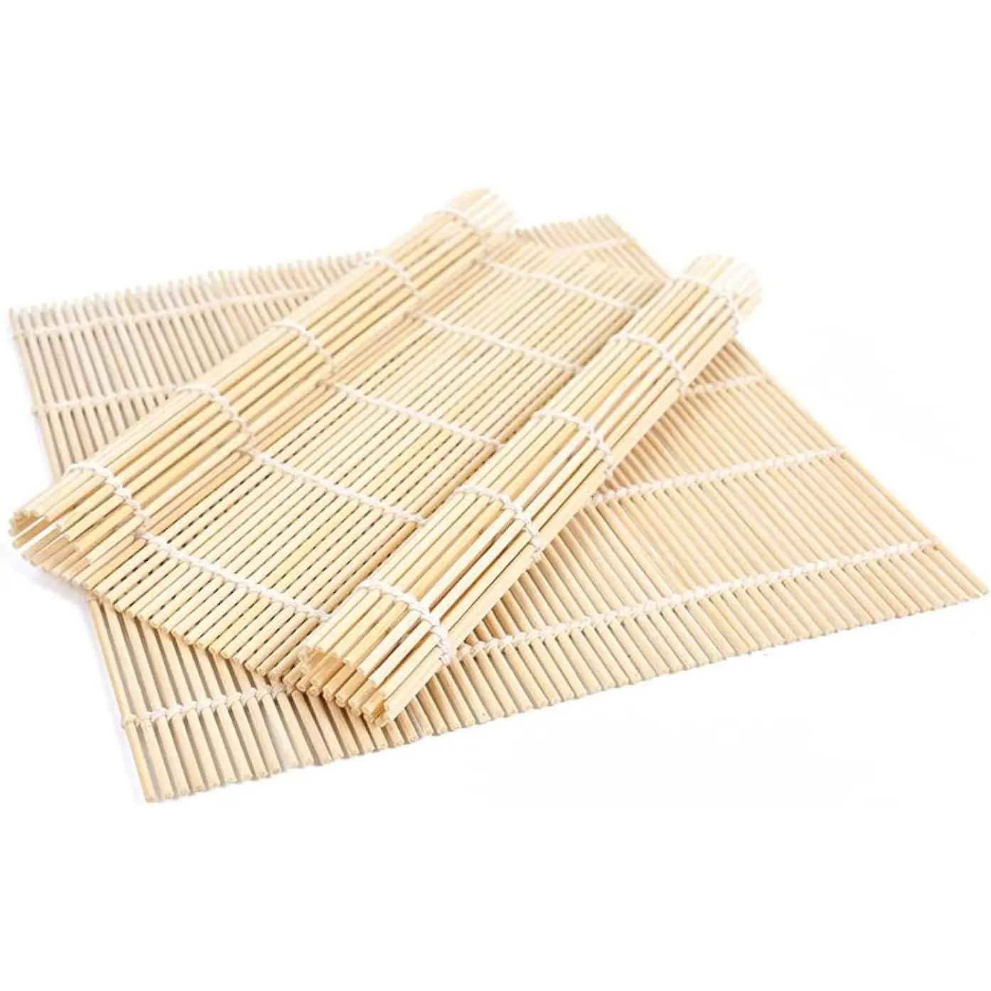 2 Pack Bamboo Sushi Rolling Mat, Sushi roll maker, Sushi bazooka (9.5" x 9.6")… BZG