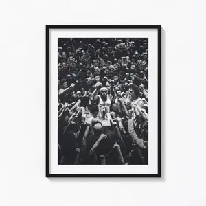 LeBron Poster—Stunning Unity Spirit Black-and-White Wall Art, Inspirational Sports Decorative Painting
