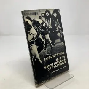 USED-How to Watch Football on Television by Chris Schenkel (Hardcover)