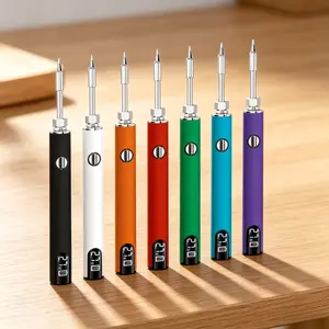 8W USB Portable Soldering Iron, Mini Electric Solder Iron for Power Bank, Rechargeable Soldering Pen Repair Tool
