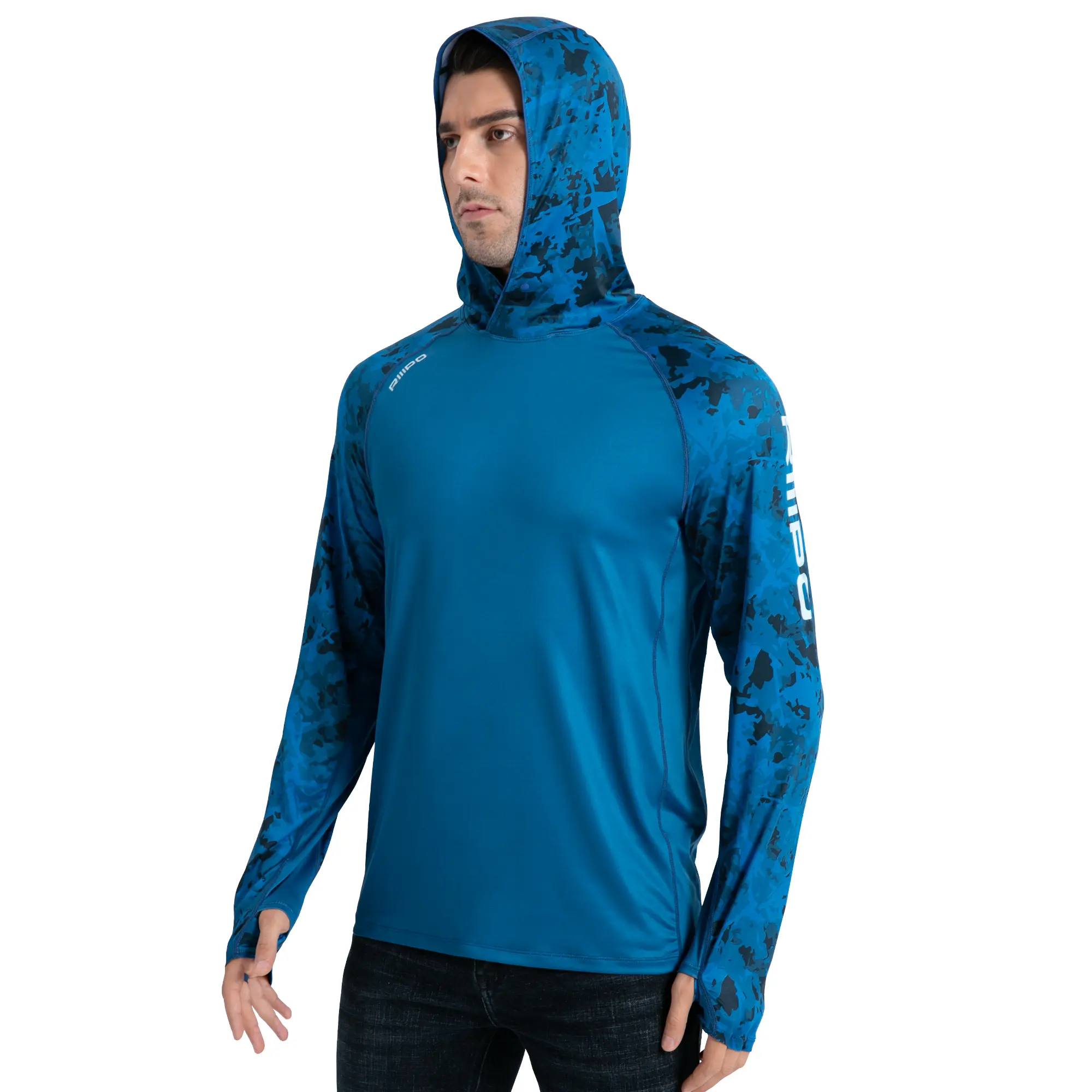 Blue - Ice Crack - Mix Print