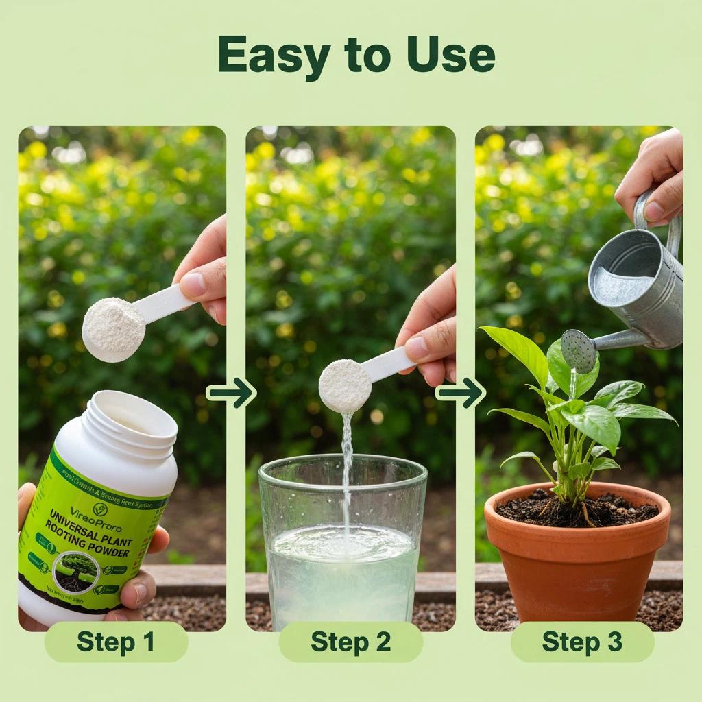 Premium Rooting Hormone Powder | Natural Plant Growth Enhancer | Easy to Use Fertilizer for Healthy Roots | Fast Root Development for Cuttings & Transplants | Organic Garden Starter