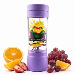 Portable Juice Blender, USB-Rechargeable, 16oz Personal Smoothie Maker for On-the-Go Use