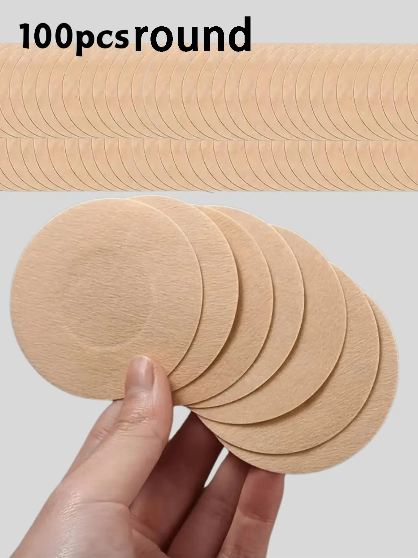 100 Pieces Disposable Invisible Nipple Covers, Perfect for Everyday and Various Occasions, Comfortable and Secure Adhesion, Ideal for Women, Underwear Accessories, Bra