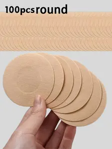 100 Pieces Disposable Invisible Nipple Covers, Perfect for Various Occasions, Comfortable and Secure Adhesion, Ideal for Women, Accessories
