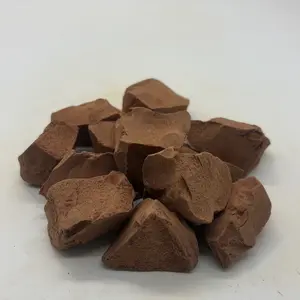Edible Clay Ural Red Kaolin Clay Chunks 100% All Natural Cosmetic Grade Zero Additives Raw Clay Blocks 200g7oz