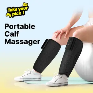 CINCOM Cordless Calf Massager Wireless Leg Compression Massager for Improved Circulation & Muscle Relaxation, Portable Daily Recovery Device Easy to Use Leg Spa Machine