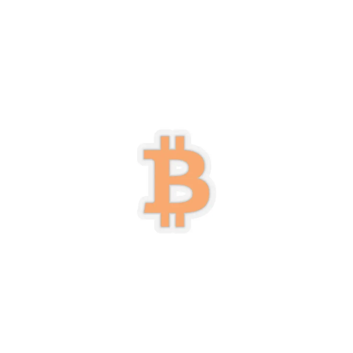 Bitcoin Logo Sticker | BTC Crypto Vinyl Decal by Mintcraft Studios