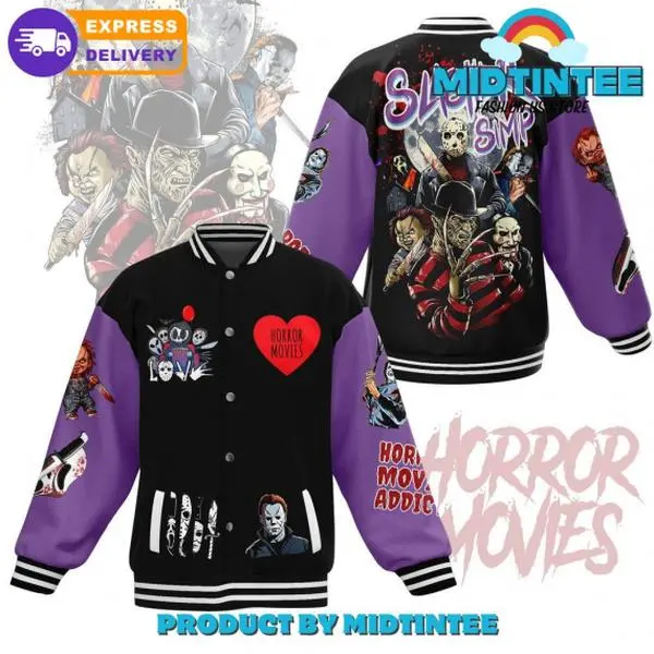 Horror Movies Happy Valentine Baseball Jacket or Bomber Jacket HG