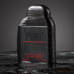 100ML Men's Perfume, Long Lasting Black Oriental Scented Fragrance for Daily Use, Trendy Perfume for Party and Daily Life, Fashionable Perfume for Birthday Gift, Bold Scent