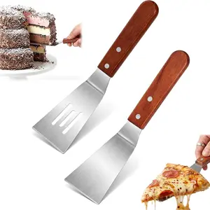 Stainless Steel Grill Spatula Set, Non-Stick Cooking Utensils for Grilling & Baking, Durable Kitchen Tools for Home Use