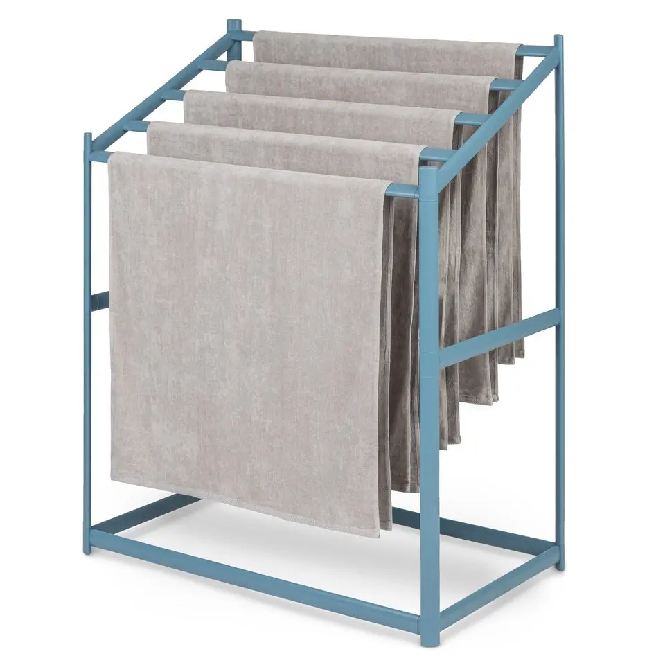 Coast Modern Pool Towel Rack – Choose Your Color - Outdoor & Indoor 5 Beach Towel PVC Drying Rack
