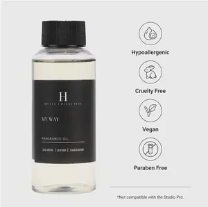 MY WAY Essential Oil Diffuser Scent 120ml Pack of 1 - Hotel Collection Inspired Aromatherapy Blend For Home and Office Use Floral Scented Perfume Flower Fragrance