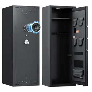 KAER 12-15 Gun Safe,Long Gun Safe for Home Rifle and Pistols, Large Unassembled Rifle Safe with 3 Removable Gun Racks, Digital Gun Cabinet with 4 Pistol Pockets