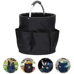Portable Storage Basket, Foldable Picnic Basket, Hand-held Oxford Cloth Picnic Bag, Toiletries Storage, Travel and Swimming Tools Storage Bag, Travel Accessory