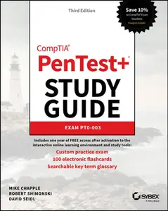 USED-Comptia Pentest+ Study Guide: Exam Pt0-003 by Chapple, Mike (Paperback)