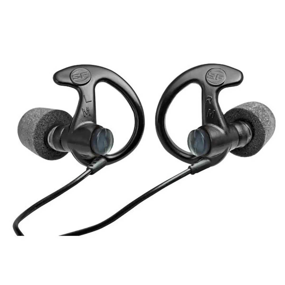 SureFire EP10 Sonic Defenders Ultra Max Full-Block Foam-Tipped Earplugs, Small, Black