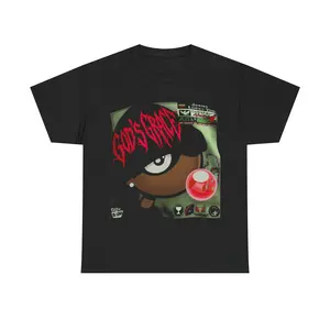 Christian Opium Gamer Inspired Graphic Tee Vintage Hip Hop Rap Shirt Streetwear Y2k Style Shirt