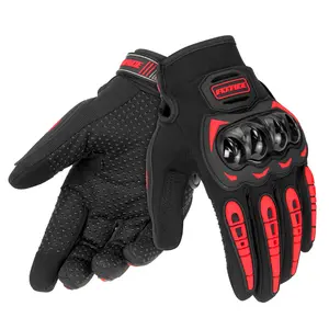 Touch Screen Bicycle Riding Gloves Anti-Slip Wear-Resistant Full Finger Sports Gloves for Motorcycle Outdoor Activities