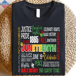Juneteenth Women Men Melanin Girl Lips 19th Black History pride T-Shirt Summer Graphic Casual Pure Cotton Short Sleeved Shirt Fabric Top pride  parade  outfits