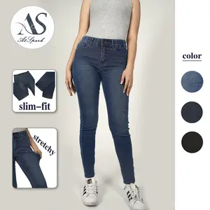 AtSpark Women‘s Classic Straight Leg Tapered Ankle Jeans. High Waisted with Tummy Control & Buttery Soft Stretch. #GoldilocksDenim #StraightLegJeans #AtSpark Pants Trouser Womenswear pantalones jeans mujer