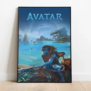 New Avatar 3 Movie Poster Canvas: Rolled Art for Living Room Wall Decoration.