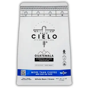 Café Cielo Constellation, whole bean, Guatemala 100% Arabica - Premium Quality Coffee for Smooth and Rich Taste - Beverage,