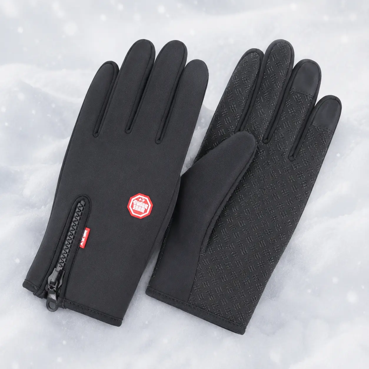 Touchscreen Winter Gloves – Windproof & Warm Gloves for Men & Women! Ideal for Outdoor Activities, Cycling & Daily Commute, Non-Slip Grip