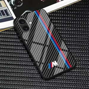 Suitable for [iPhone 16] Carbon fiber texture mirror mobile phone case 995