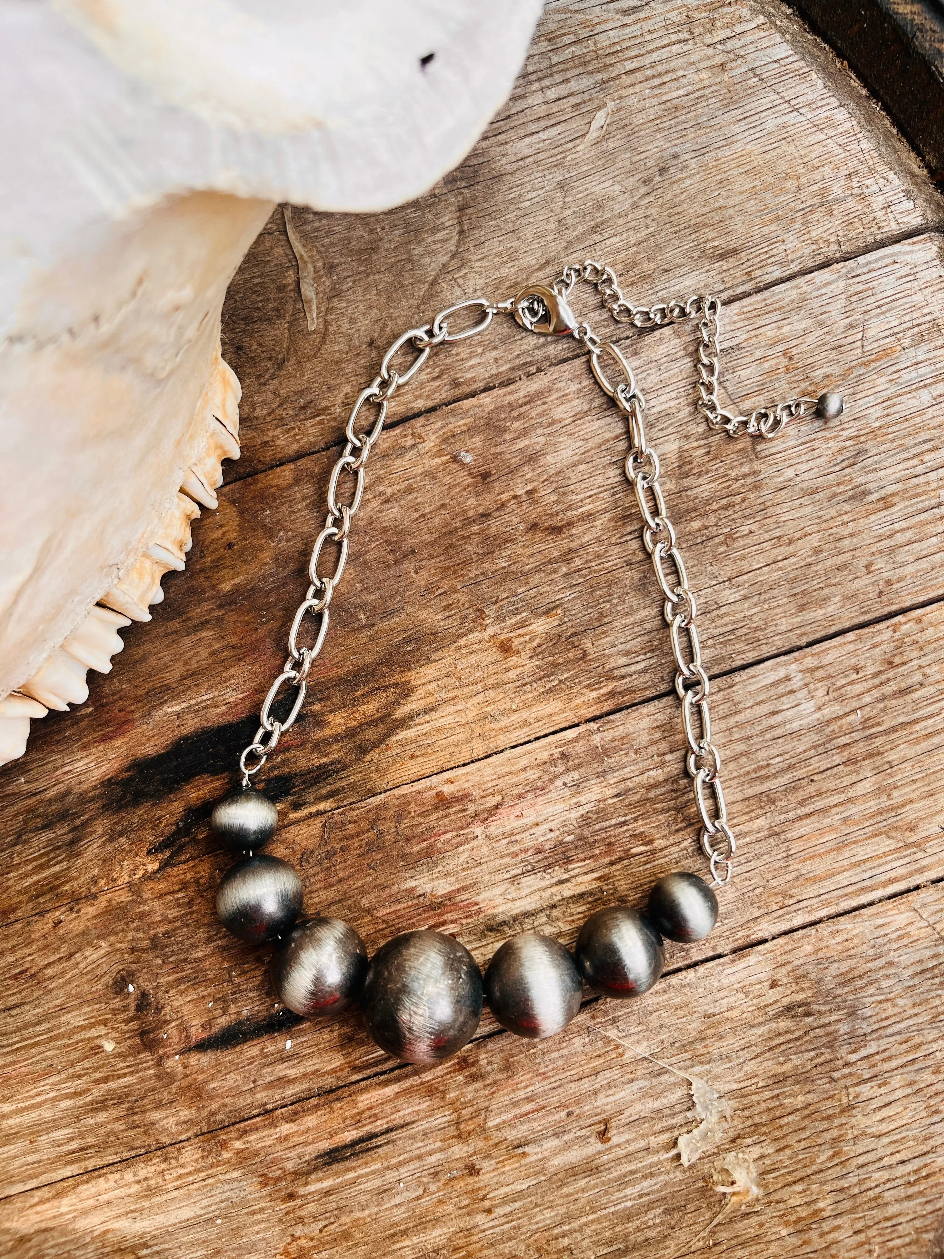 15" Alpha Chunky Choker Necklace
