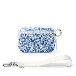 Iris Wallet 2nd Gen RFID Blocking Anti-Theft Wallet for Women Compact Nylon Cardholder with Wristlet Strap Multiple Slots Great Small Gift for Christmas