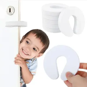 Finger Pinch Guard, Baby Proof Door Stopper, Soft & Durable Foam Door Stopper, Prevents Finger Pinch Injuries, and Child Or Pet From Getting Locked in Room