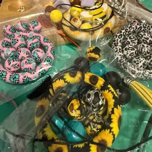 Rearview mirror, car charm