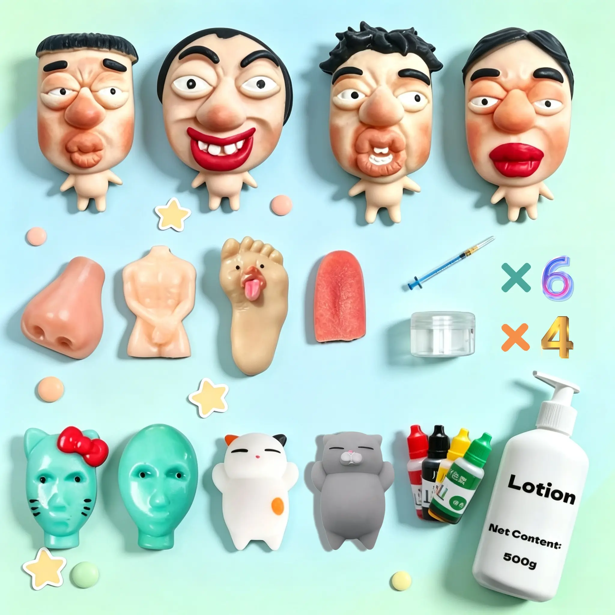 12-Piece DIY Pimple Popping Silicone Toy Set, Ultra Squishy Reusable Non-Toxic ASMR Sensory Squishies, Satisfying Stress Relief Fidget Kit for Adults & Teens, Therapeutic Relaxation Sensory Activity Toys