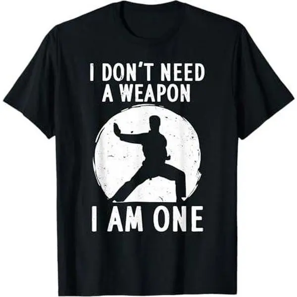 Funny Karate For Men Women Karate Black Belt Martial Arts T-Shirt