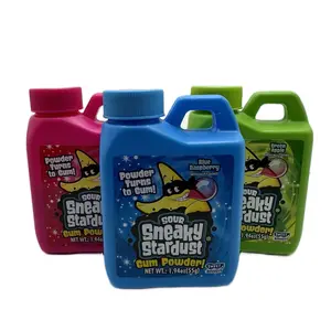 Sour Sneaky Stardust Gum Powder that turns to Gum
