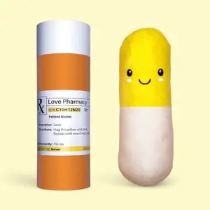 Love Pill Plushie | Customizable Prescription Bottle | Romantic Girlfriend Anniversary | Unique Gift For Her | Birthday Present For Wife