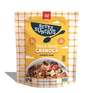 Rise & Shine Strawberry Banana Grain-Free Granola, 20oz Rise & Shine Strawberry Banana Grain-Free Granola, 20oz