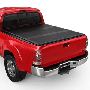 3-Fold 6.5FT FRP Hard Tonneau Cover For 2007-2026 Toyota Tundra Truck Bed
