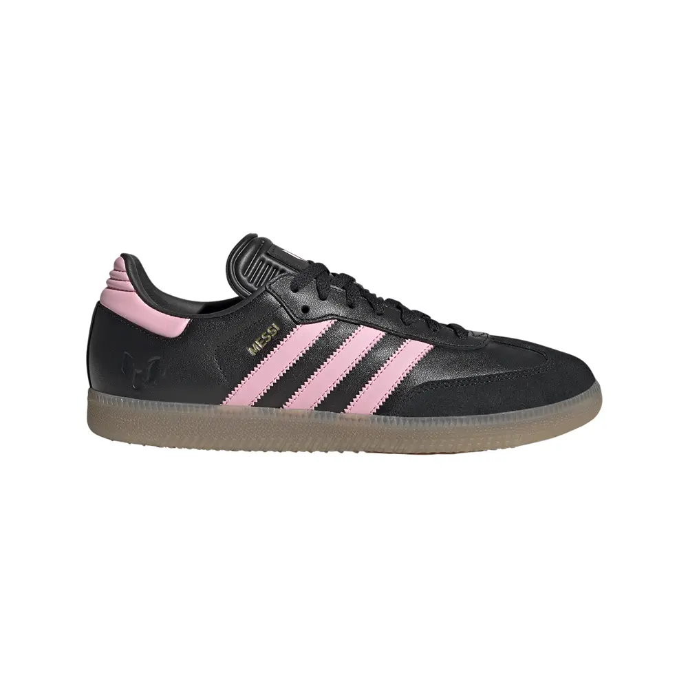adidas Mens Samba Messi Indoor Soccer Cleats  - Black