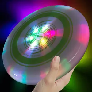 Toysery Flying Disc - LED Light Up Frisbee, Glow in The Dark