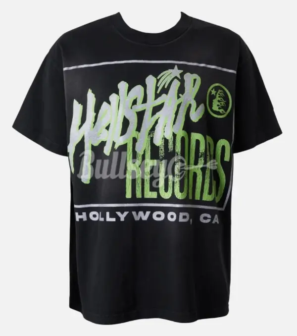 (NFC TAG Verified) Hellstar Studios Records 'Remix' Black T-Shirt